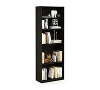 Furinno Bibliothèques, Bois, Espresso, Taille Unique, dense, Expresso, One Size, 5 niveaux