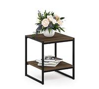 Furinno Camnus Table d'Appoint 2 Niveaux Modern Living, Noyer Columbia, Chêne, One Size