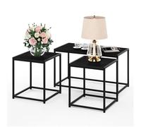 Furinno Camus ensemble Salon Moderne Basse et deux Tables de Bout, Americano, One Size