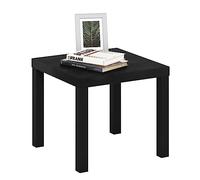 Furinno Classique Table d'appoint, Bois d'ingénierie, Noir, 1-Pack