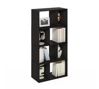 Furinno Daly Bibliothèque 8 Cube irréguliers, Étagère, Organisateur de Rangement, Espresso, Expresso