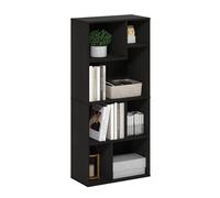 Furinno DALY Étagère, Bibliothèque À 7 Cubes, Étagère De Rangement Cubique avec Compartiments Irréguliers, 9,4 X 18,9 X 42,1 Cm, pour Salon, Chambre, Bureau, Couleur Expresso