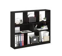 Furinno DALY Étagère, Bibliothèque À 8 Cubes, Étagère De Rangement Horizontale, 10,9 X 47,2 X 39,4 Cm, pour Salon, Chambre, Bureau, Couleur Expresso, Espresso