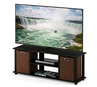 Furinno Econ entertainment Center Bacs de Rangement, Americano/Noir/Brun Moyen, One Size