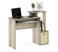 Furinno Econ Multipurpose Home Office Computerbureau d'Écriture Informatique W/Bin, Sonoma Oak/Ivory, One Size