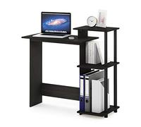 Furinno EFFICIENT Bureau D'Ordinateur De Jeu pour Bureau À Domicile, Salle D'Étude, Dortoir, Couleur Expresso Foncé