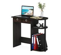 Furinno Go Green Bureaux d'Ordinateur, Hêtre, Espresso/Noir/Marron, Taille Unique, One Size