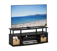 Furinno Jaya Grand Centre de Divertissement, d'ingénierie, Bois Noir/Noir, 40,1 (P) x 119,9 (L) x 49,8 (H) CM