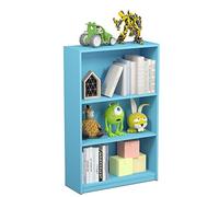 Furinno Jaya Simple Home Étagère Réglable à 3 Niveaux, Bleu Clair, One Size