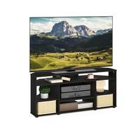 Furinno Jensen Meuble TV d'angle, Console TV pour Téléviseurs Jusqu'À 55 Pouces, pour Salon, Chambre, Couleur Expresso