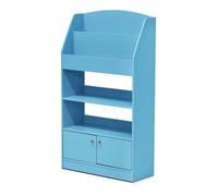 Furinno Kidkanac Bibliothèques, Fr16119Lb, Taille Unique, Bois, Bleu Clair, One Size