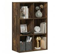 Furinno Luder Bibliothèque 6 Cubes en pin ambré | Étagère ouverte 11,6 x 23,9 x 35,7 cm pour salon, chambre à coucher, bureau à domicile
