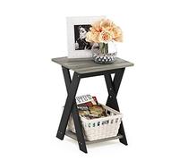 Furinno Modern Simplistic Table, Bois, Gris Chêne Français, Lot de 1