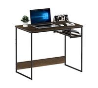 Furinno Moretti Bureau D'étude de Style de Vie Moderne, Engineered Wood, Noyer Columbia, 90,2 (L) x 75,4 (H) x 51,3 (P) cm