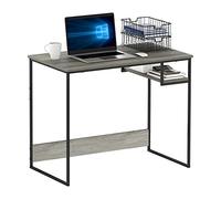 Furinno Moretti Modern Lifestyle Study Desk, 35, Columbia Walnut, Bois, Chêne Français, 90 cm Wide