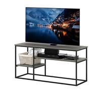 Furinno Moretti Style de Vie Moderne Meuble TV pour Téléviseur, Engineered Wood, Chêne Français, 114,7 (L) x 55,6 (H) x 38,2 (P) cm