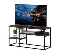 Furinno Moretti Style de Vie Moderne Meuble TV pour Téléviseur, Engineered Wood, Noyer Columbia, 114,7 (L) x 55,6 (H) x 38,2 (P) cm