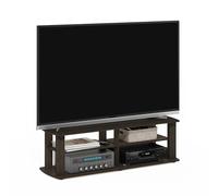 Furinno Nelly Meuble TV pour Centre de Divertissement Jusqu'à 49 pouces, Brun Foncé