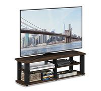 Furinno Nelly Meuble TV pour Centre de Divertissement Jusqu'à 49 pouces, Noyer Columbia