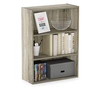 Furinno Pasir Etagère Ouverte à 3 Niveaux, Chêne Sonoma