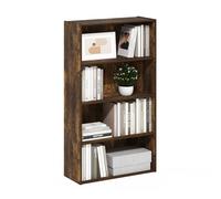 Furinno Pasir Etagère Ouverte à 4 Niveaux, Pin Ambré