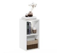 Furinno PELLI Étagère à Livres, bibliothèque 2x1, Meuble Organisateur de Rangement à Cubes, 31.1 x 29.5 x 61.5, pour Salon, Chambre, Bureau à Domicile, Blanc