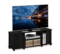 Furinno Simplistic Meuble TV, Centre Multimédia, Console TV pour Téléviseurs Jusqu'À 45 Pouces avec Étagères Et Rangements, pour Salon, Chambre, Couleur Expresso