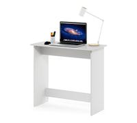 Furinno Simplistique Bureau d'Ordinateur, Bois d'ingénierie, Blanc, 80(W) x 75,6(H) x 39,4(D) cm