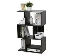 Furinno Simply Modern Étagère Ouverte à 3 Niveaux, Espresso, Bois dense, Expresso, One Size