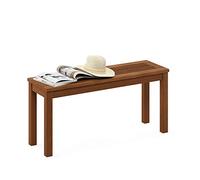 Furinno TIOMAN Banc D'Extérieur, sans Dossier, pour Terrasse, Jardin, Véranda, 12 X 39 X 19 Cm, Bois Clair