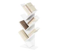 Furinno Tree Bibliothèque d'arbre sur Pied à 7 Niveaux, Blanc