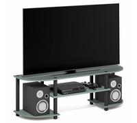 Furinno Turn-S-Tube Meuble TV, Centre Multimédia Large, Console TV pour Téléviseurs Jusqu'À 55 Pouces, pour Salon Ou Chambre, Vert Sauge, 13.4 (D) x 47.25 (W) x 15.9 (H) in