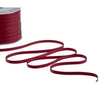 Furlanis - Ruban Satin Double Face, Tissu Italien - Amarante, 6 mm x 100 m
