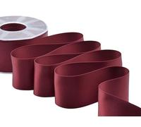 Furlanis - Ruban Satin Double Face, Tissu Italien - Bordeaux, 48 mm x 25 m