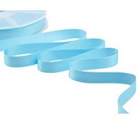 Furlanis - Ruban Satin Double Face, Tissu Italien - Turquoise, 16 mm x 25 m