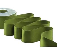 Furlanis - Ruban Satin Double Face, Tissu Italien - Vert Mousse, 48 mm x 25 m