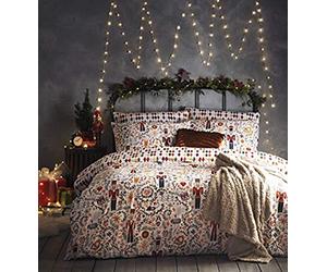 Furn Casse-Noisette Duvet Set, Coton, Multi, Simple