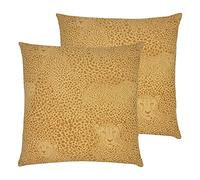 furn. Coussins remplis de Polyester de Pack de Cheetah caché, Coton, Mon chéri, 50 x 50cm