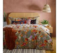 furn. Ensemble de Couette Réversible Festive La Vida - Multicolore - Simple
