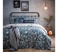 furn. Ensemble de Couette Spellbound 100% Coton Brossé - Gris Orageux - Simple