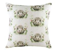 furn. Evans Lichfield Hedgerow Coussin rembourré en Plumes Motif hérisson 43 x 43 cm