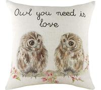 furn. Evans Lichfield Housse de Coussin Motif hiboux répétés 43 x 43 cm