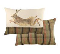 furn. Evans Lichfield Hunter Coussin Garni de Plumes de lièvre Multicolore 40 x 60 cm