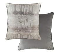 furn. Evans Lichfield Inca Coussin Garni de Plumes Gris Acier 56 x 56 cm