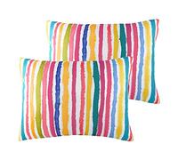 furn. Evans Lichfield Stripe Polyester Rempli Aquarelle Coussins (Twin Pack), Polyester, Multi