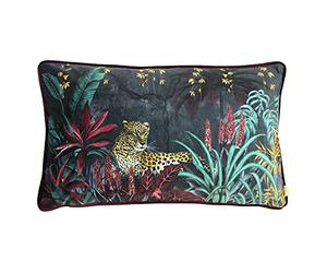 furn. Evans Lichfield Zinara Polyester Coussin Rempli, Polyester, Leopard