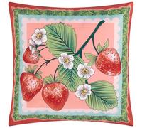 furn. fourrer. Housse de Coussin d'Extérieur Imprimé Fraises Anémone - Multicolore - 45x45cm