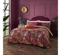 furn. Parure de lit Florale Exotique Viranai Wylder Tropics - Lac Cerise - Super King