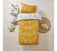furn. Peu Arc-en-Tribe Double Housse de Couette, Coton, Moutarde