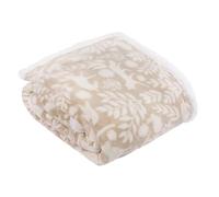 furn. Skandi Woodland Jeté - Couverture Polaire Sherpa Motif Animaux des Bois scandinaves (Sable - 140x180cm), Martre